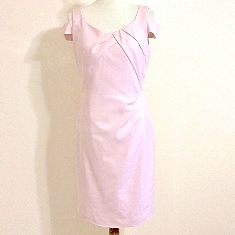Antonio Melani Ruched Dress Pink 8
